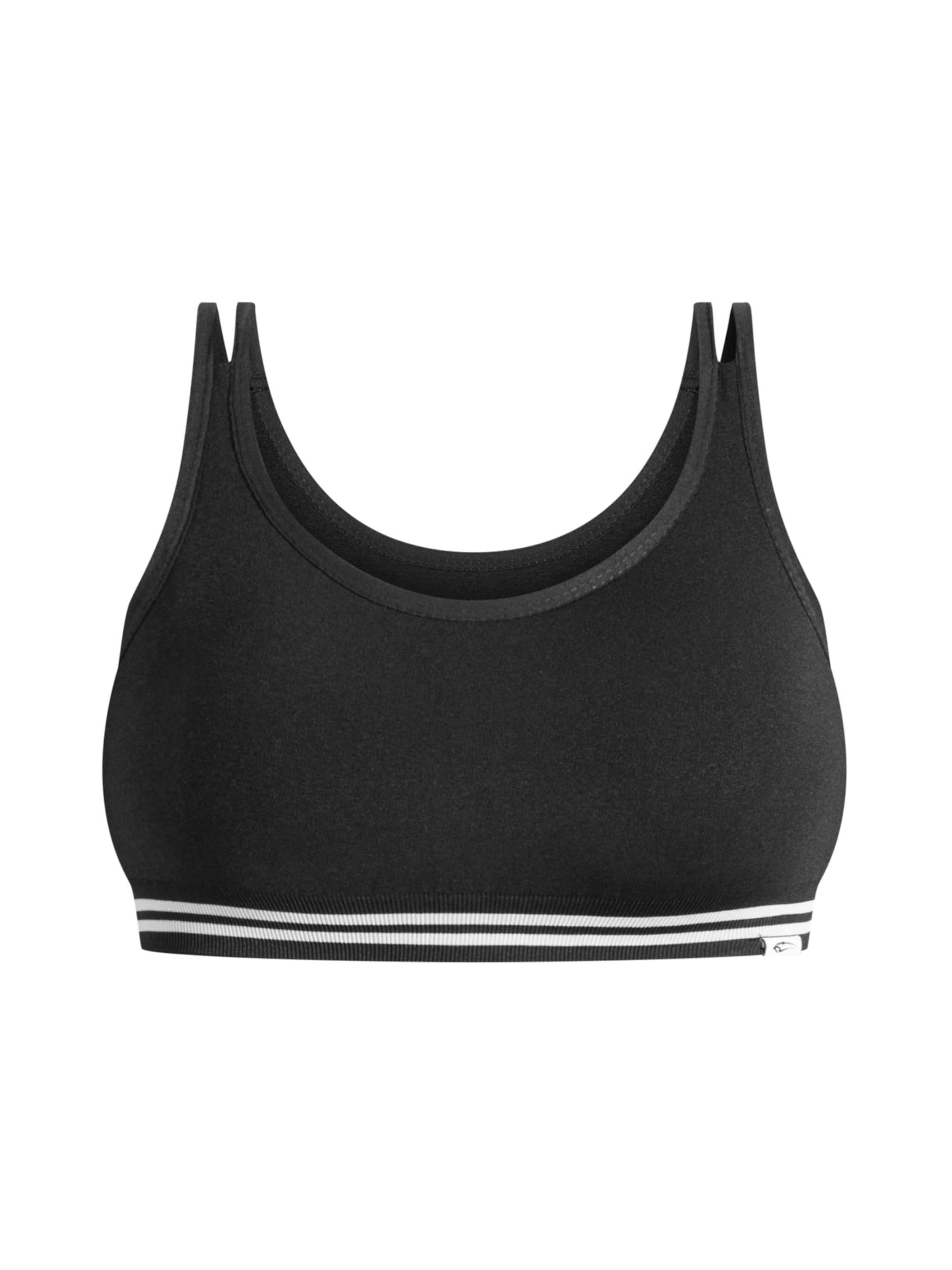 Haut de sport Smilodox en noir : devant