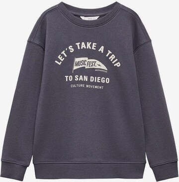 MANGO KIDS Sweatshirt 'Northern' in Grijs: voorkant