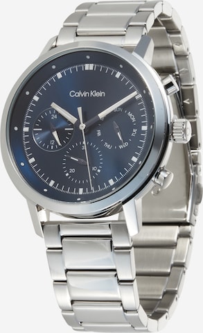 Calvin Klein Αναλογικό ρολόι 'Gauge' σε ασημί: μπροστά