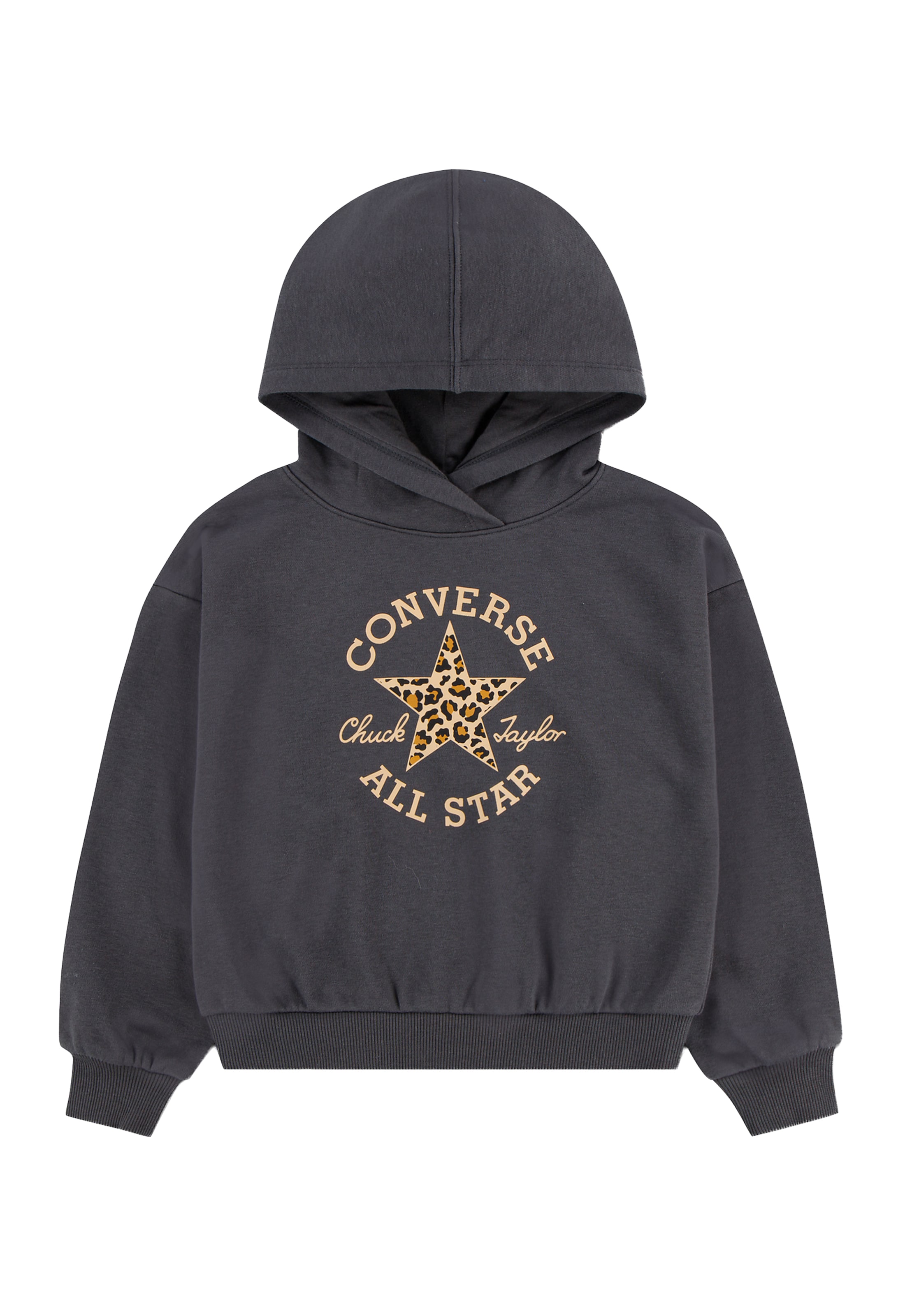 CONVERSE Sweatshirt in 122-128 in creme / orange / schwarz, Produktansicht