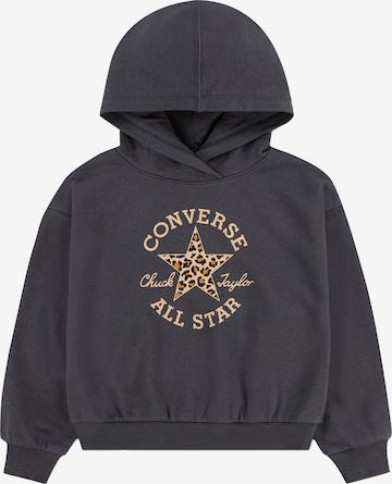 CONVERSESweater majica - crna boja: prednji dio