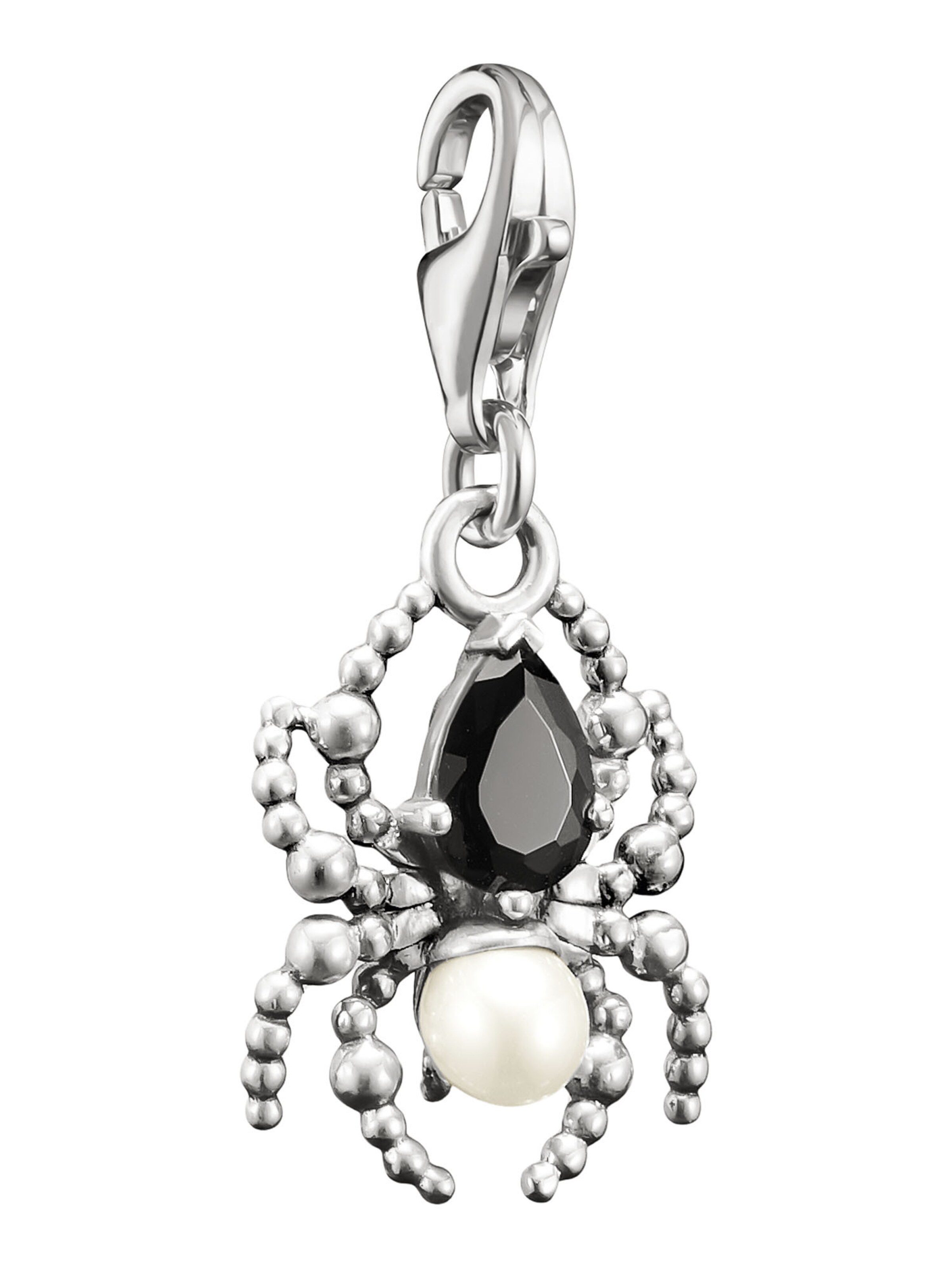 Thomas Sabo Anhänger 'True Romance Spinne Perle Original' in Silber: Vorderseite