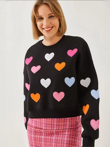 Bianco Lucci - Sweatshirt em preto