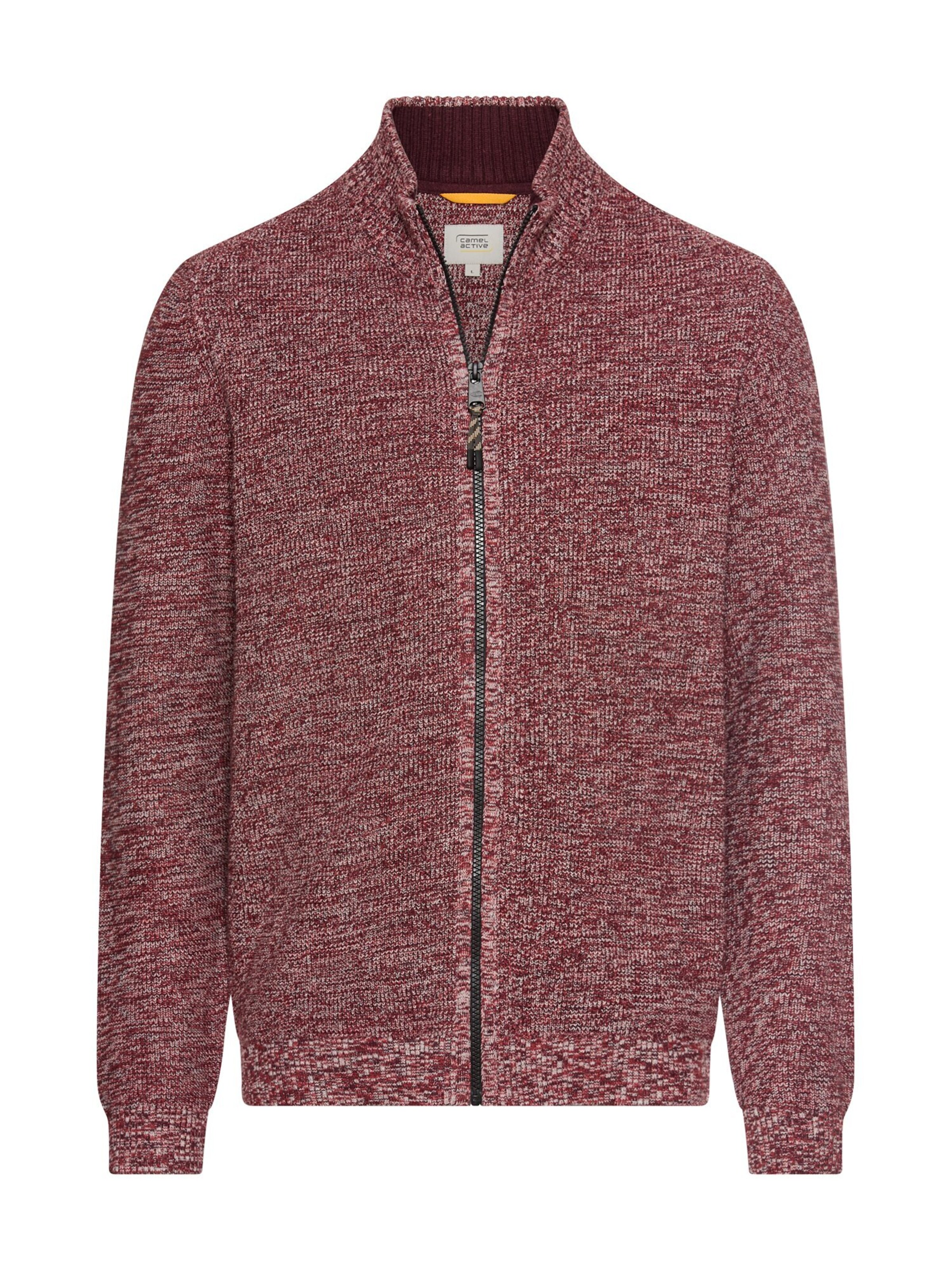 CAMEL ACTIVE Strickjacke in Rot: Vorderseite