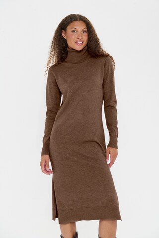 SAINT TROPEZ - Vestido 'Mila' em castanho: frente