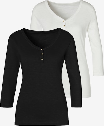 VIVANCE Shirt in Black: front