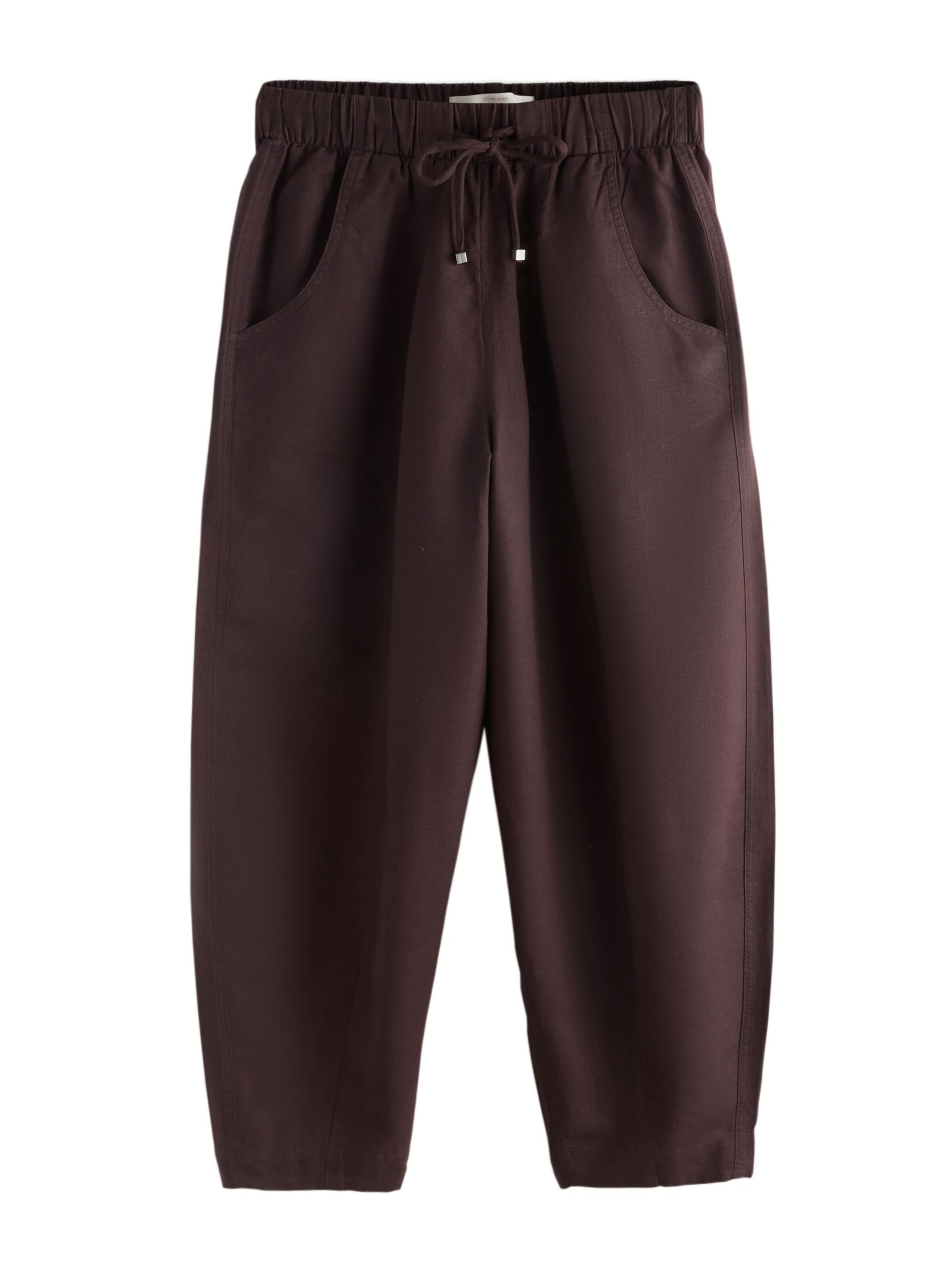 Next Baggy Hose in Braun: Vorderseite