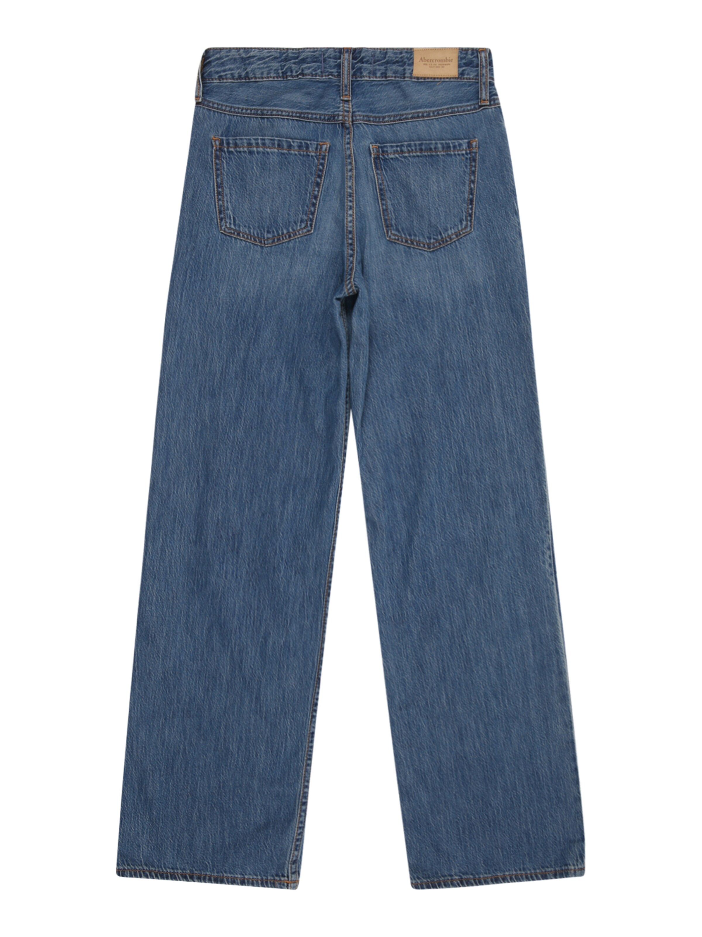 Wide leg Jeans de la Abercrombie & Fitch pe albastru