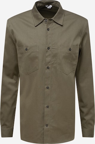 MELAWEAR Regular fit Button Up Shirt 'PRAN' in Green: front