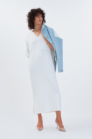 Aligne Dress in White