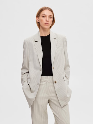 SELECTED FEMME - Blazer 'REJA' em cinzento: frente