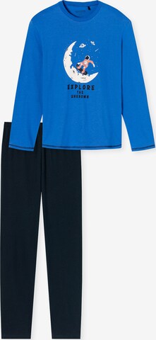 SCHIESSER Pajamas in Blue: front