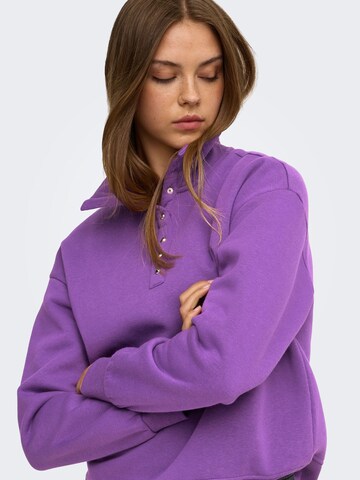 ONLY Sweatshirt 'ONLCoralie' i lilla