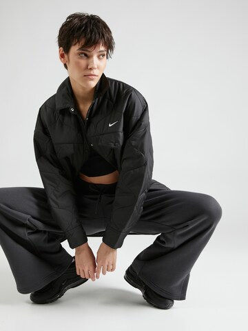 Nike Sportswear Широкий Штаны 'FLC PHX' в Серый