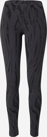 ADIDAS SPORTSWEAR Skinny Sportbroek 'Future Icons Animal Print' in Grijs: voorkant