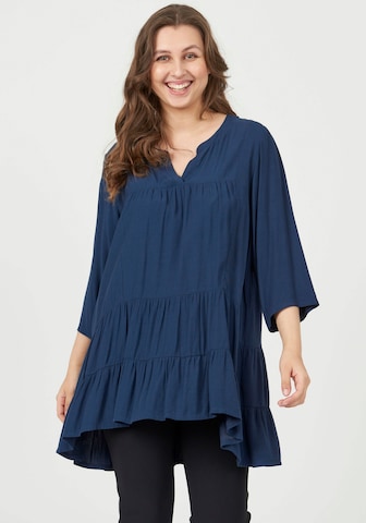 Pont Neuf Blouse 'Lai' in Blue: front