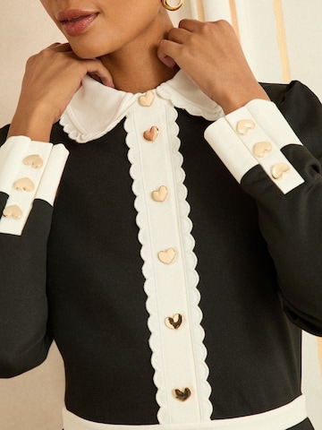 love & roses Kleid in Schwarz