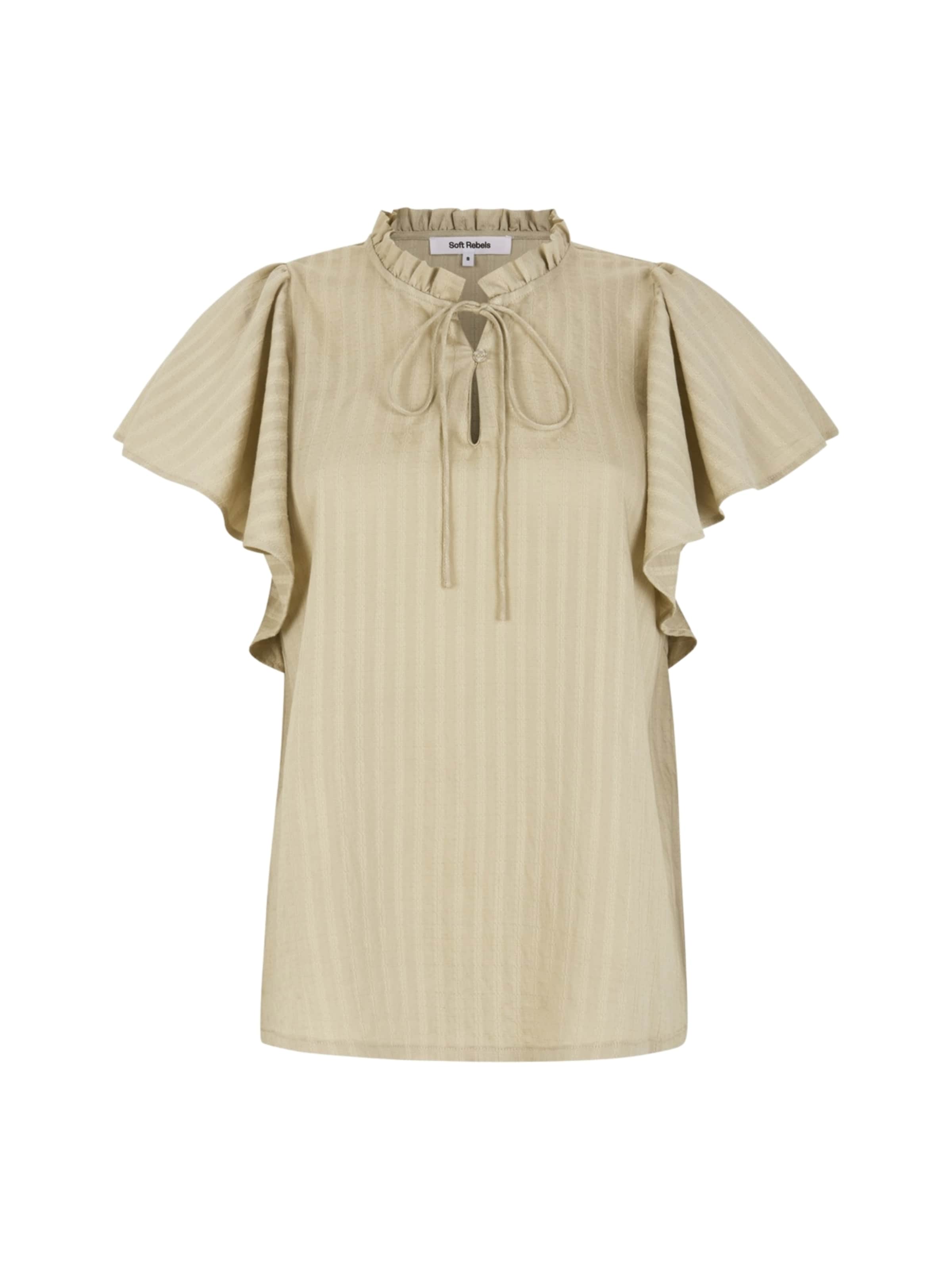 Soft Rebels Blouse 'SRChloe' in Beige: voorkant