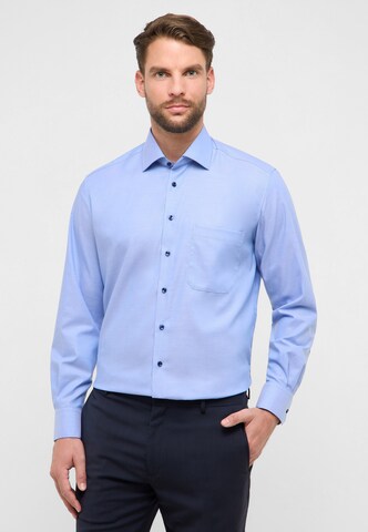ETERNA Comfort Fit Hemd in Blau: Vorderseite