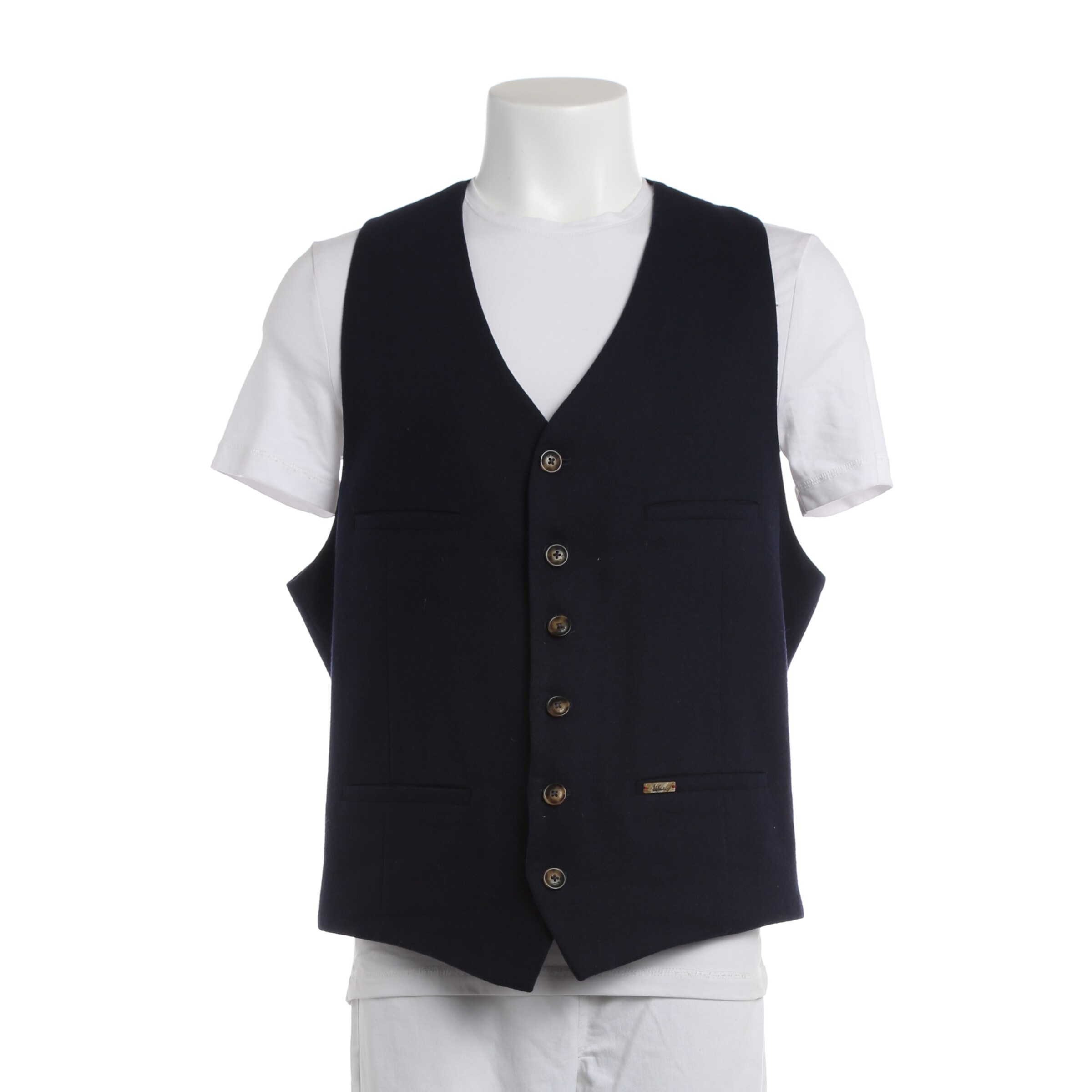 Luis Trenker Vest in XXL in Navy, Item view