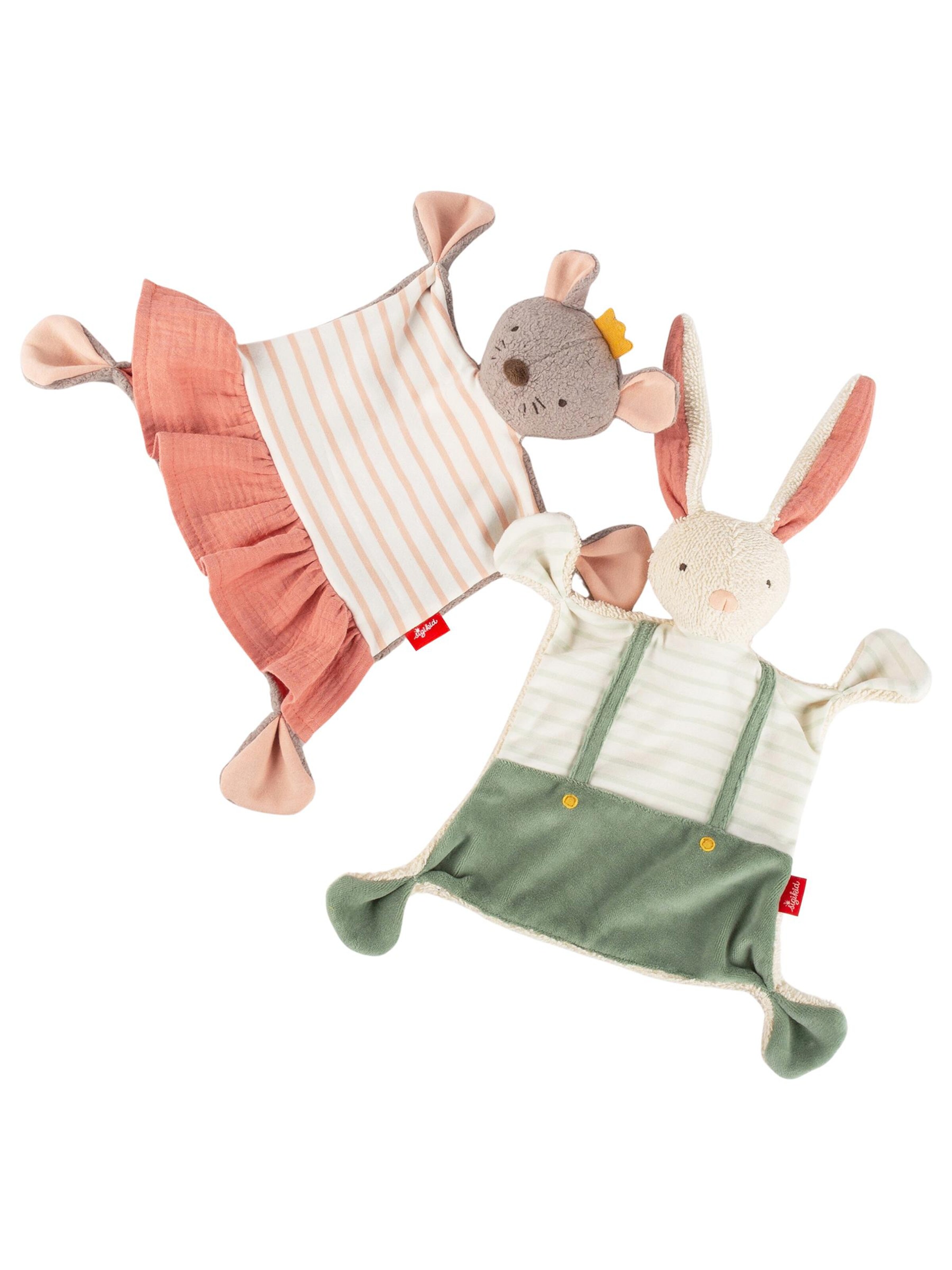 SIGIKID Stuffed animals 'Schnuffeltuch Maus' in Mixed colors
