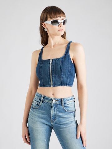 WEEKDAY Top in Blauw: voorkant