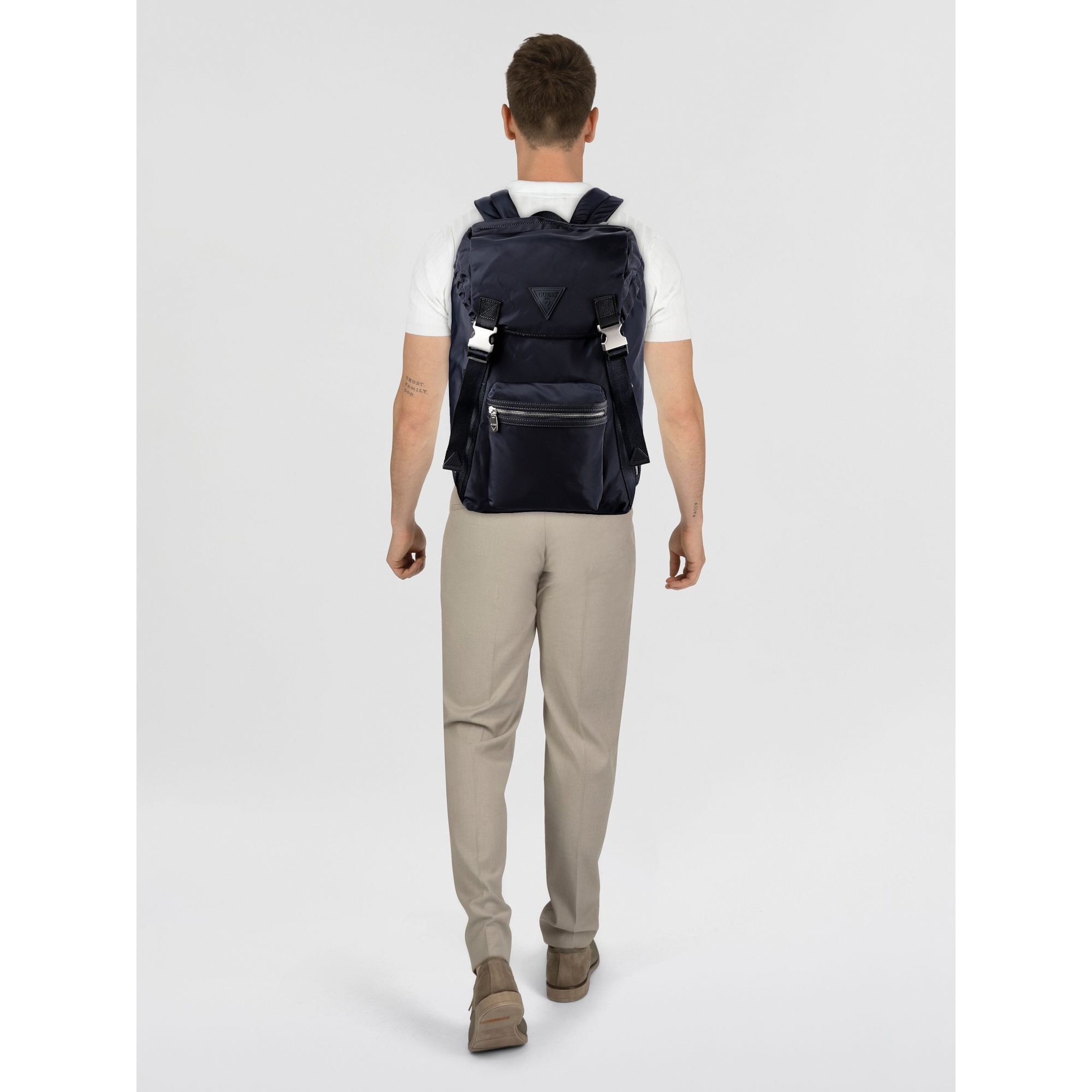 Zaino 'Berlin' di GUESS in blu: frontale