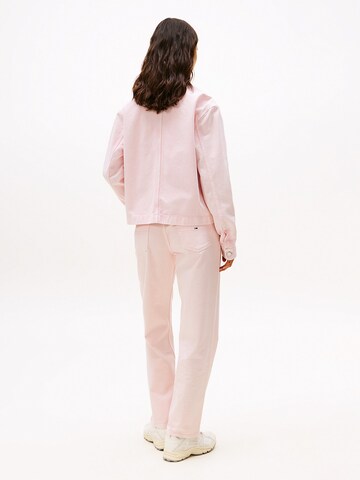 Tommy Jeans Between-season jacket 'Essential' in Pink