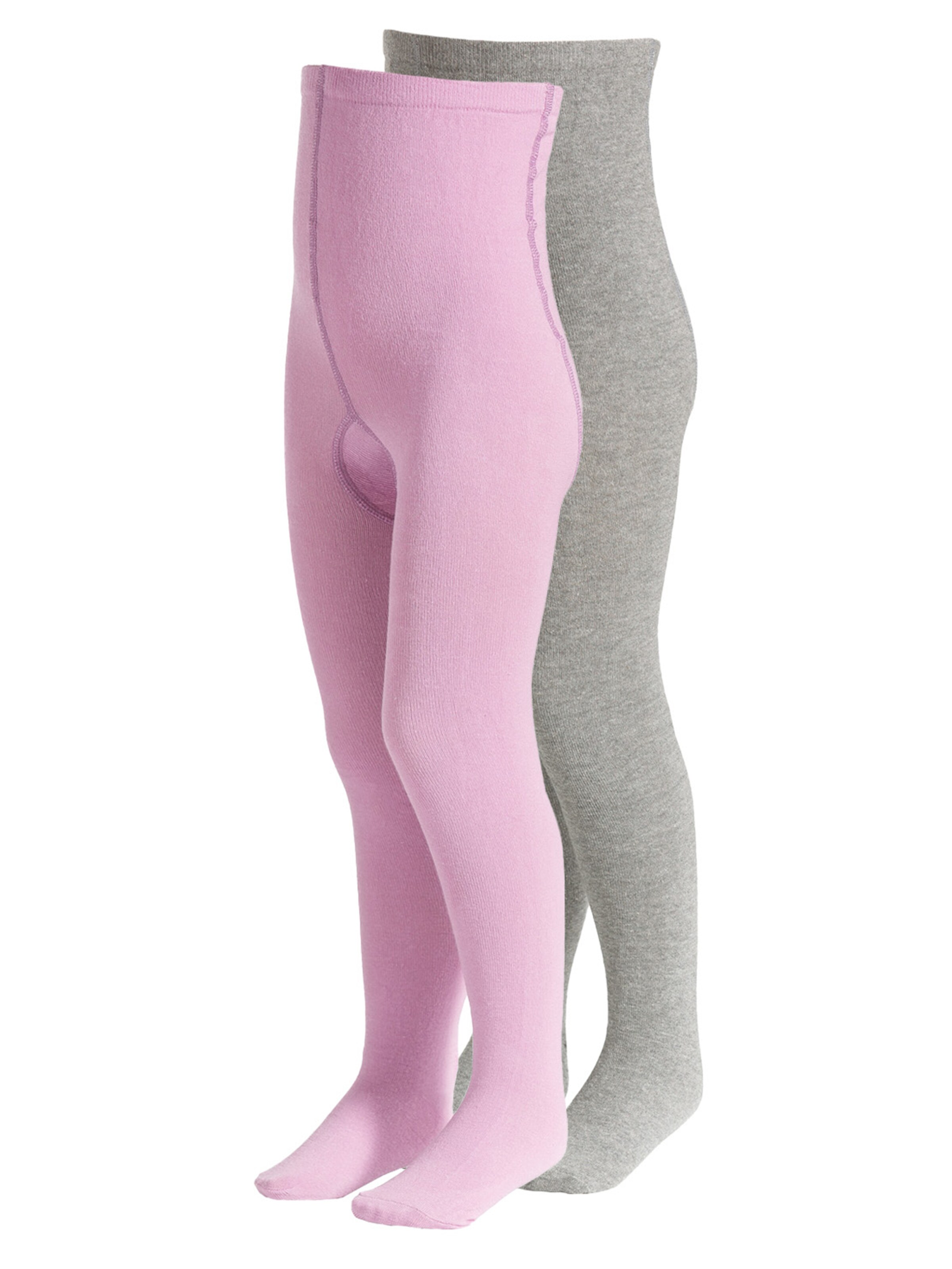 Collant di Cotton Prime in grigio: frontale