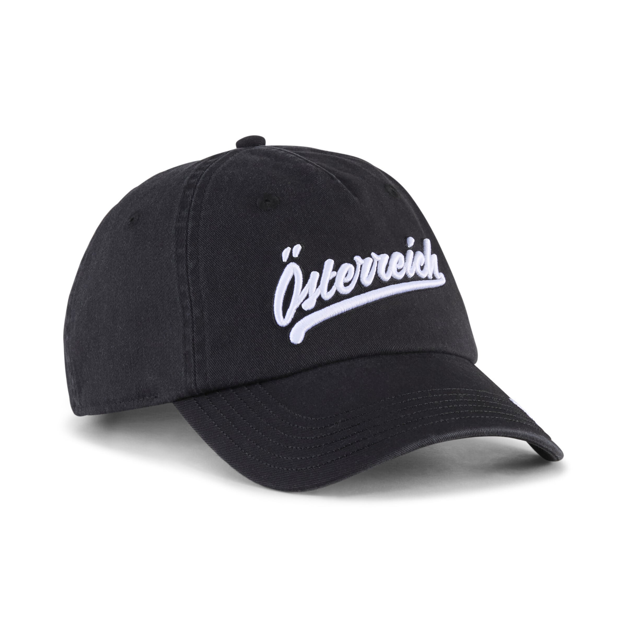 PUMA Sportcap 'ftblCulture' in Schwarz: Vorderseite