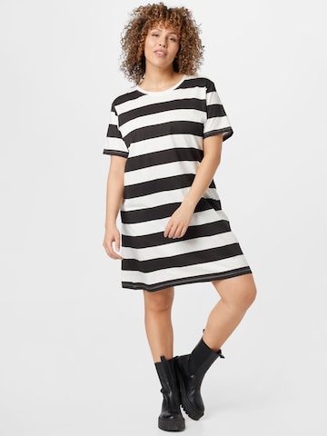 ONLY Carmakoma - Vestido 'APRIL' en negro: frente