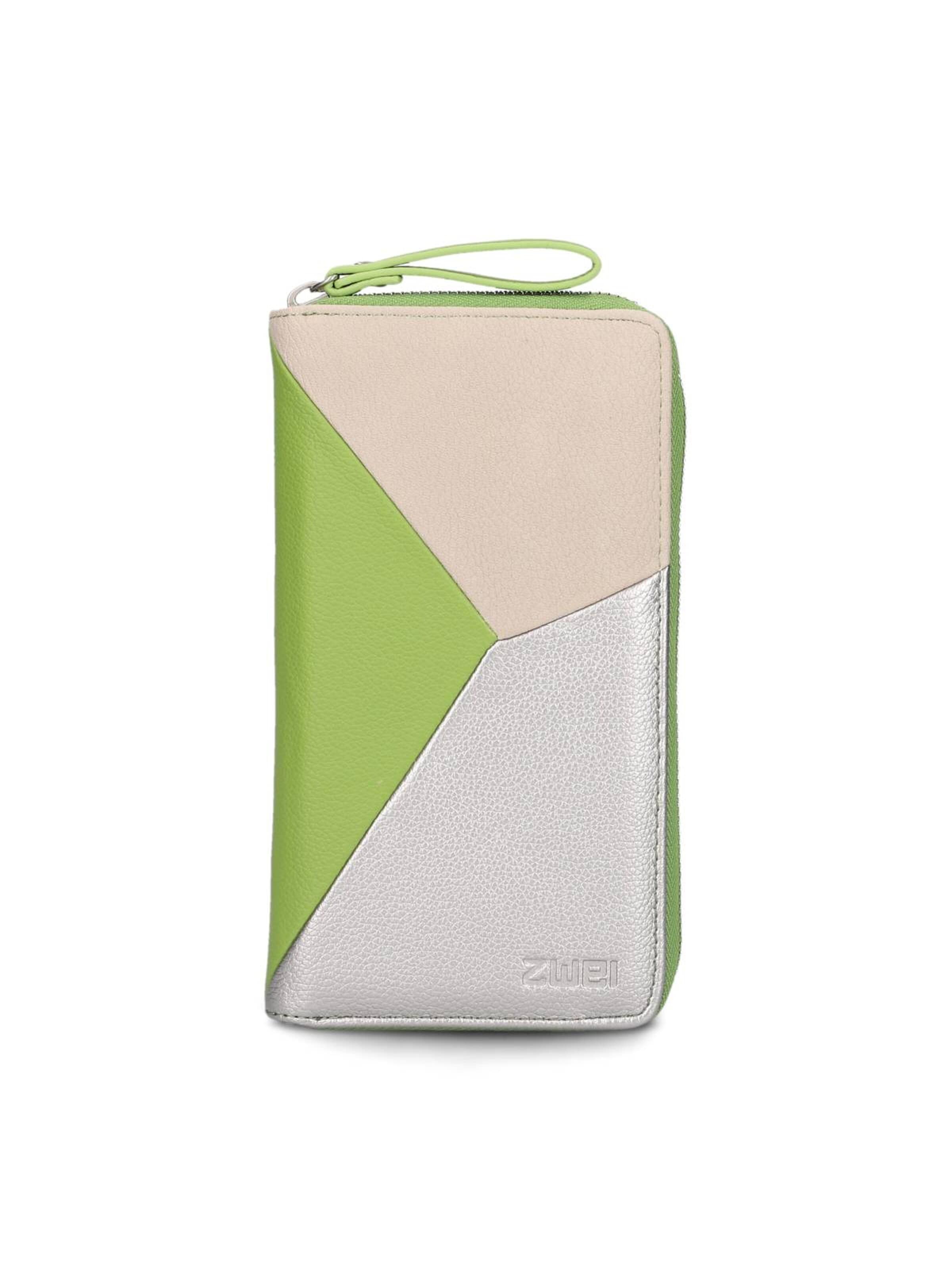 ZWEI Wallet 'JANA J2' in Beige: front