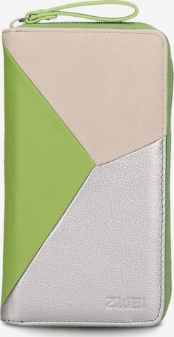 ZWEI Wallet 'JANA J2' in Beige: front