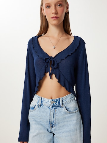 mėlyna Happiness İstanbul Kardiganas