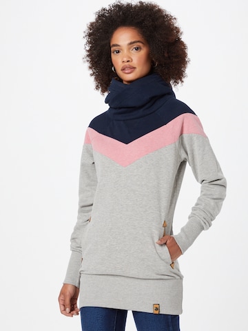 Fli Papigu Sweatshirt in Grey: front