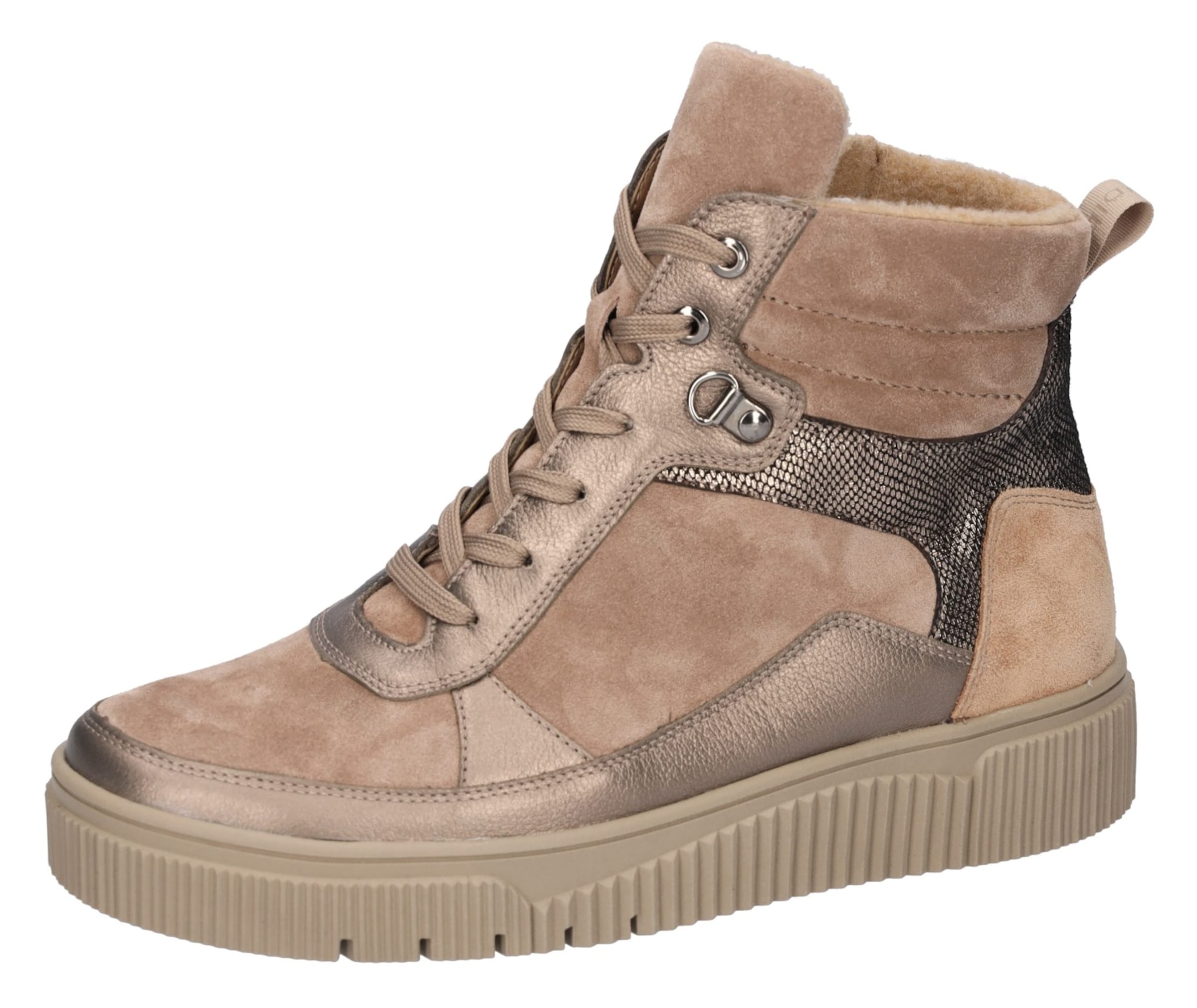 WALDLÄUFER Stiefelette in Beige: Vorderseite