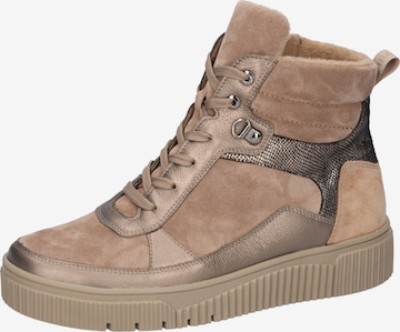 WALDLÄUFER Stiefelette in Beige: Vorderseite