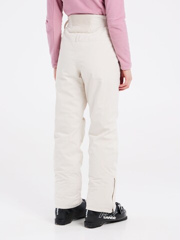 PROTEST Regular Workout Pants 'CINNAMON' in White