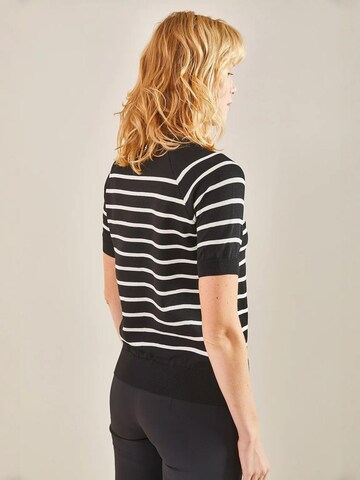 Bianco Lucci Bluse in Schwarz