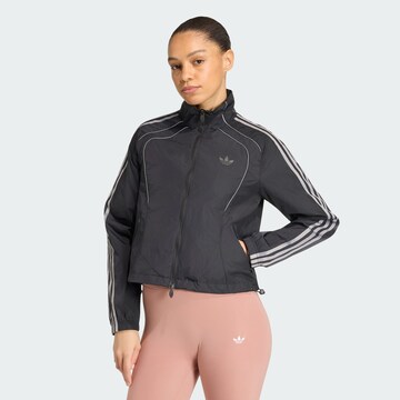 ADIDAS ORIGINALS - Chaqueta de entretiempo 'Teamgeist' en negro: frente