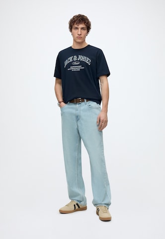 JACK & JONES Μπλουζάκι 'JJEDENVER' σε μπλε