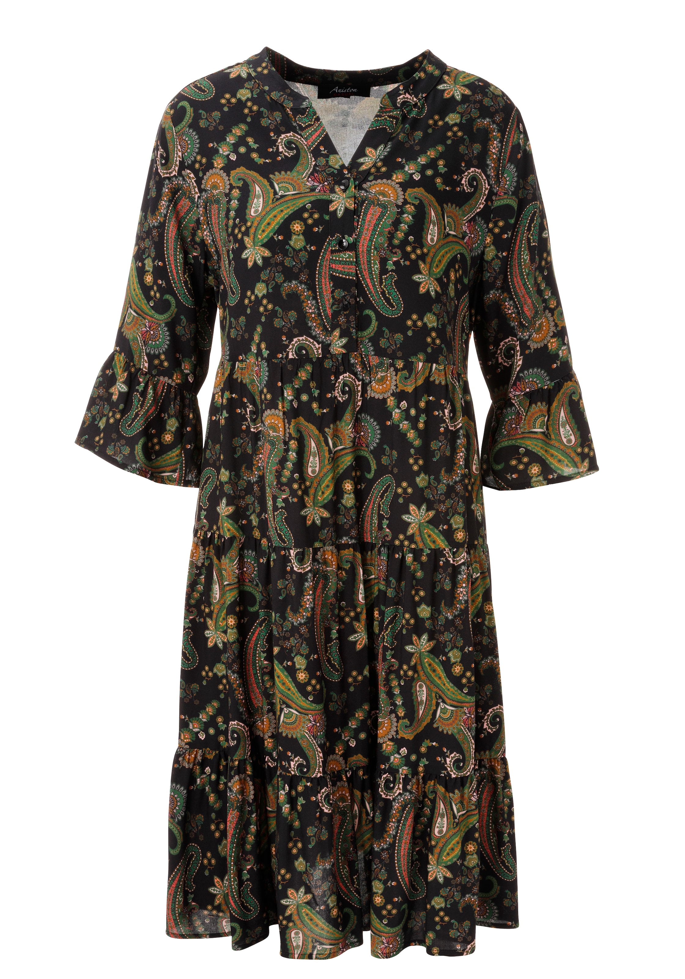 Aniston CASUAL Kleid in Schwarz: Vorderseite