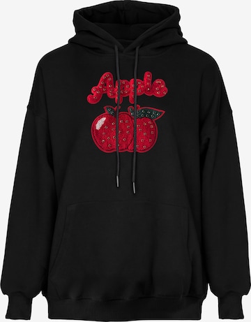 Sweat-shirt MYMO en noir : devant