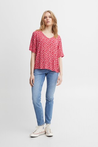 ICHI Blouse 'MARRAKECH' in Rood