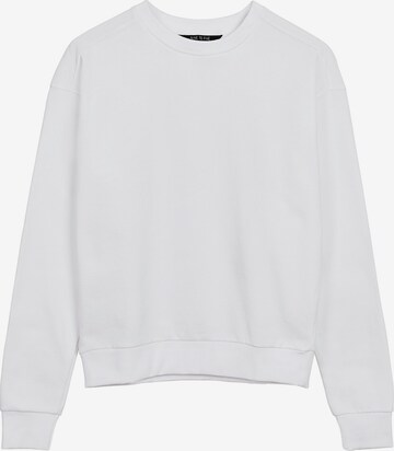 NINE TO FIVE Sweater ' #Dove ' in White: front