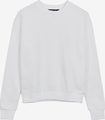 NINE TO FIVE Sweater ' #Dove ' in White: front