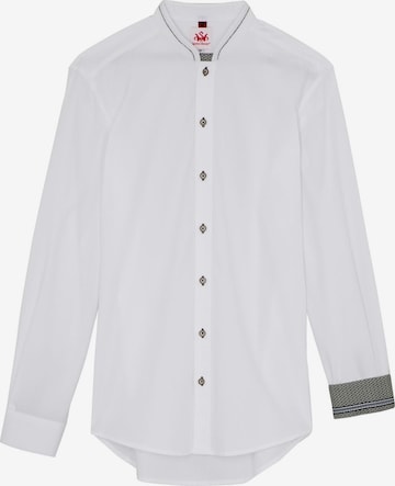 SPIETH & WENSKY Traditional Button Up Shirt 'Brambach' in White: front