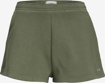 JJXX Regular Pants 'Abbie' in Green: front