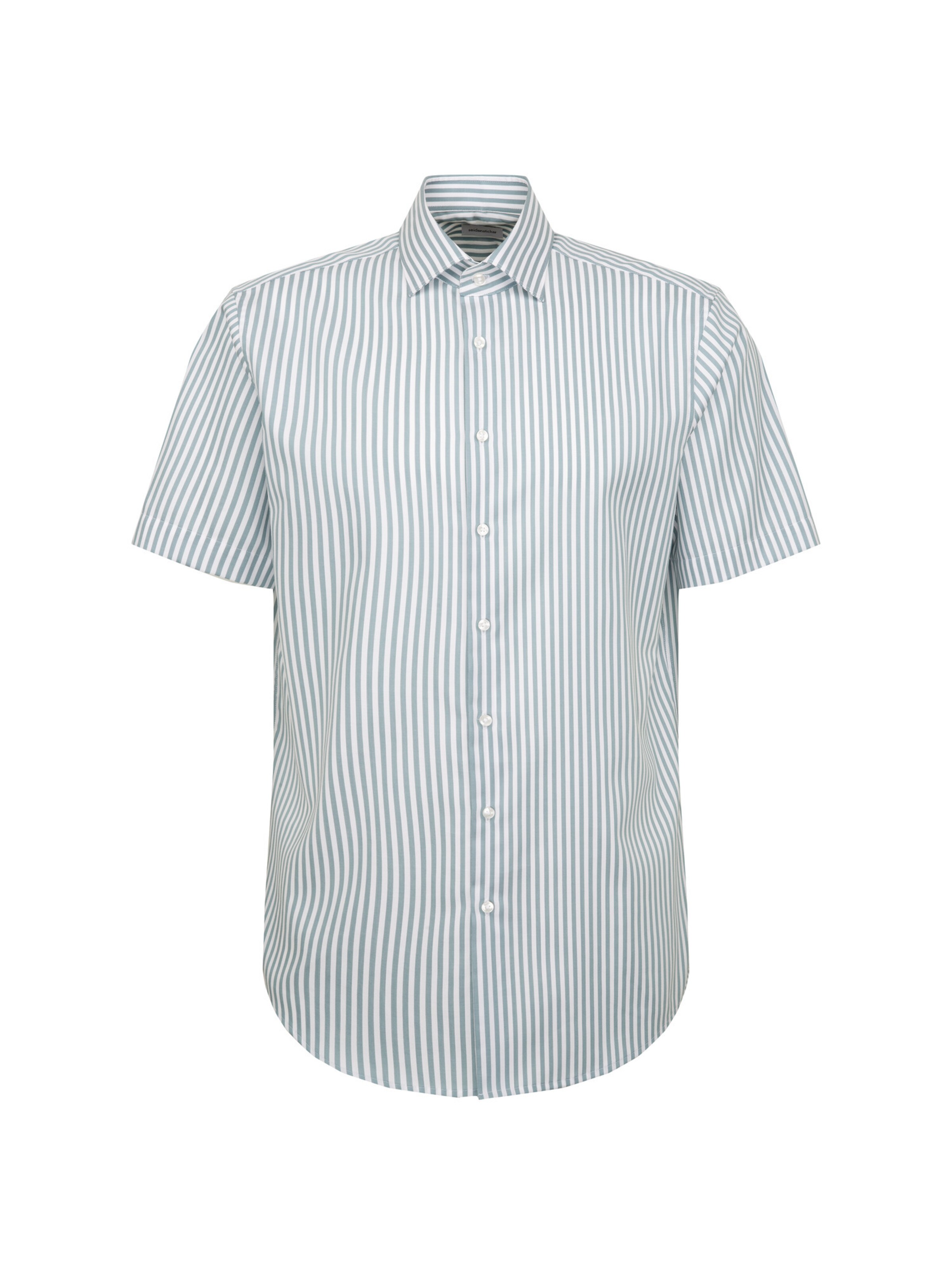 SEIDENSTICKER Regular fit Zakelijk overhemd in Groen: voorkant