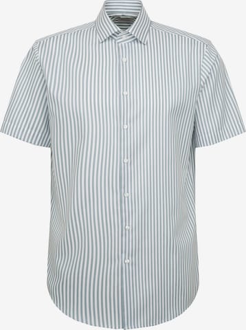 SEIDENSTICKER Regular fit Zakelijk overhemd in Groen: voorkant